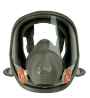 3M 6800 Full Face Respirator | Reusable Silicone Seal, Polycarbonate Visor | Bayonet Connection | Compatible with 6001/2000 Series Filters | Professional Protection